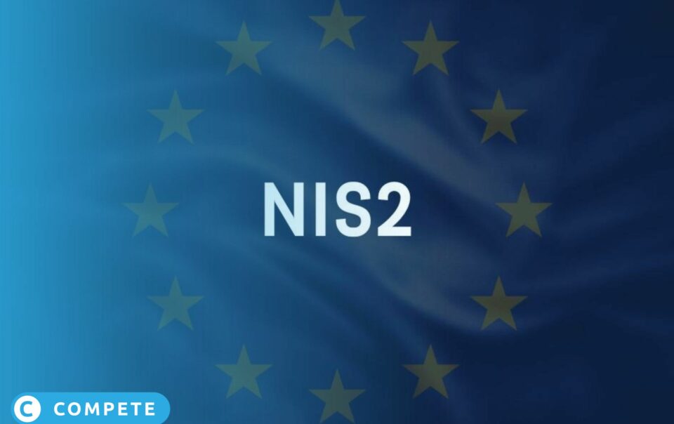 Europese vlag met NIS2